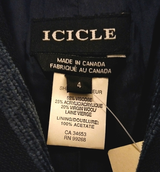 Icicle blazer by LUXX NWOT - Picture 2 of 5